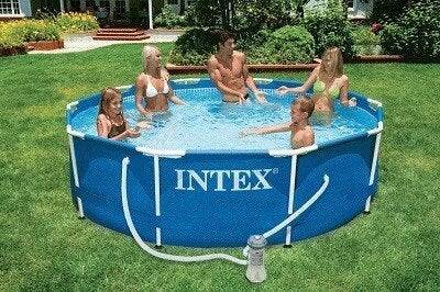 Intex opzet zwembad voor in de tuin, Ophalen, Gebruikt, Minder dan 80 cm, Rond