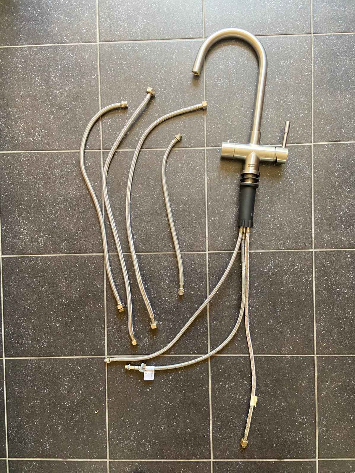 Franke heetwaterkraan 3-in-1, Ophalen, Gebruikt, Rvs, Kraan
