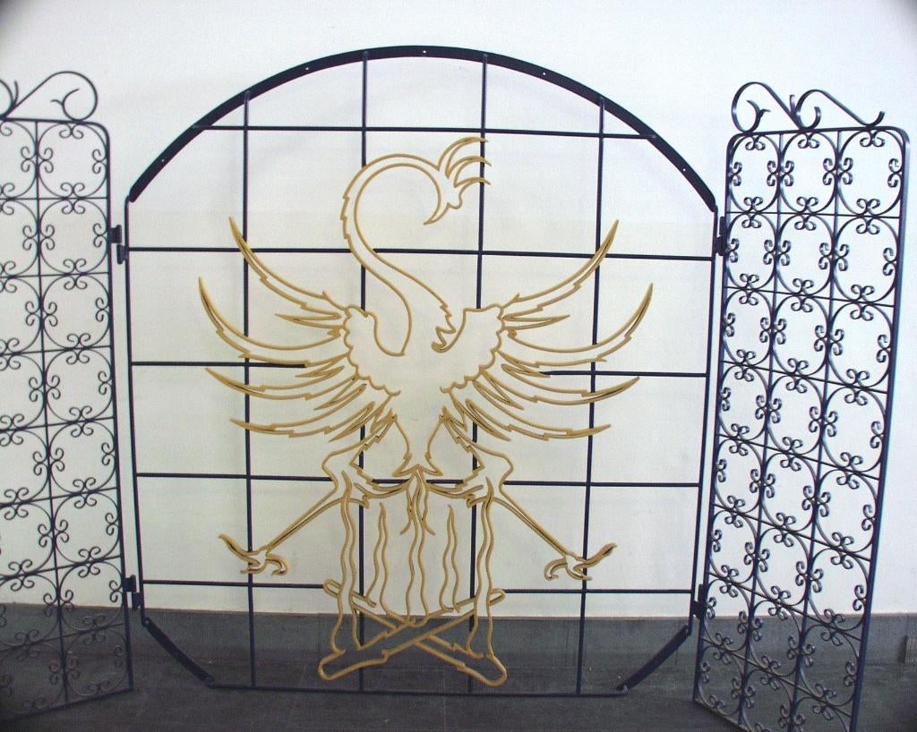 Scheidingshek -Smeedwerk Phenix., Ophalen