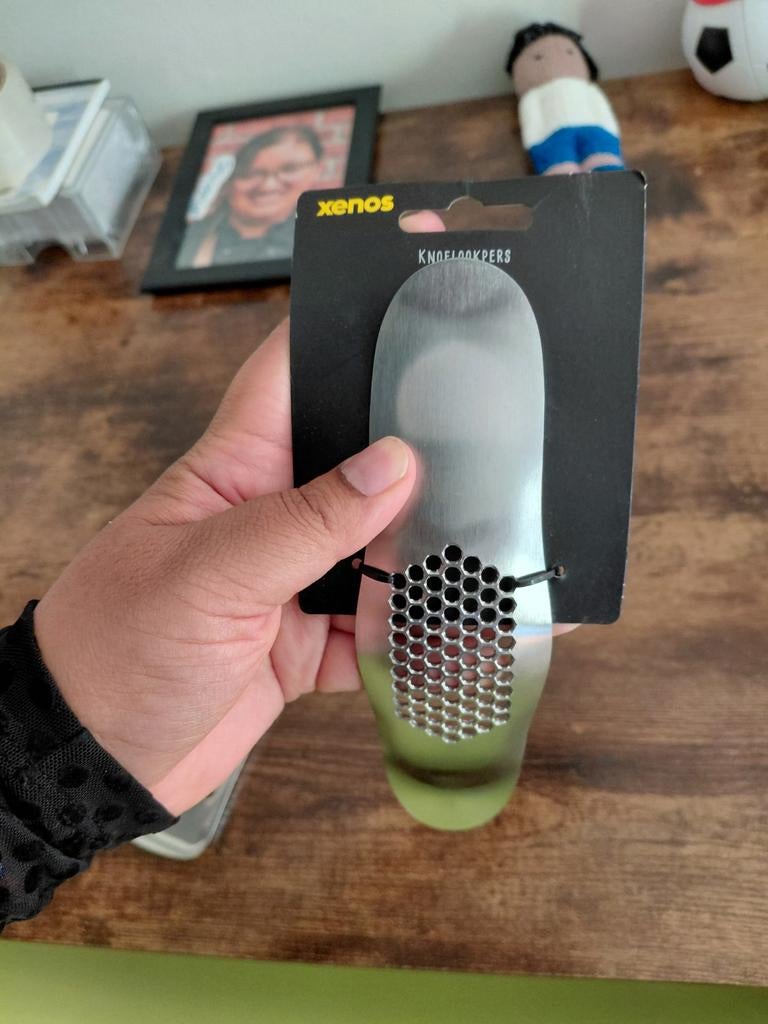 Nieuwe knoflookpers - nooit gebruikt, Overige typen, Ophalen of Verzenden, Metaal, Overige merken