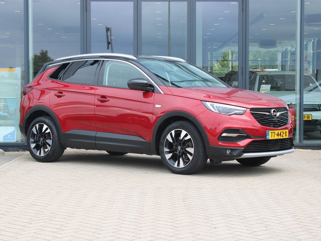 Opel Grandland X 1.2 Turbo Ultimate NAVI / Stoel, stuur voor, Auto's, Opel, Gebruikt, 1199 cc, Lichtsensor, Bedrijf