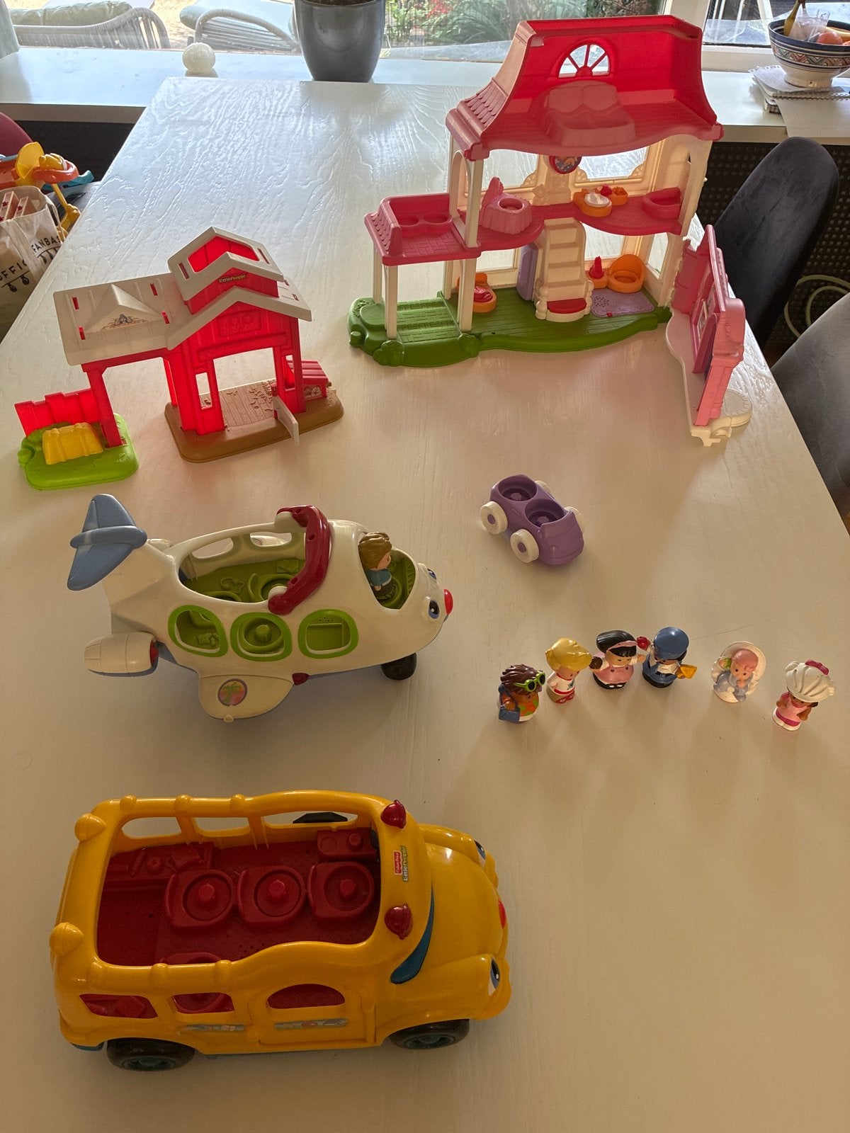 Grote verzameling Fisher-Price Little People speelgoed, Kinderen en Baby's, Speelgoed | Fisher-Price, Ophalen, Gebruikt, Speelset