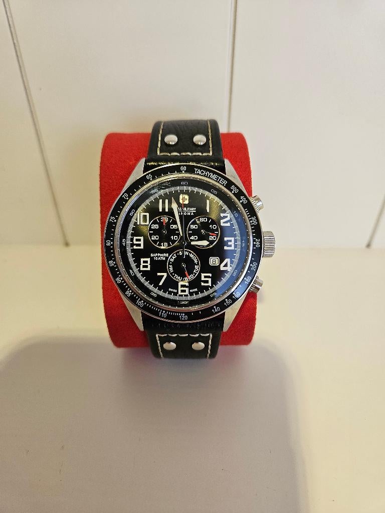 Swiss Military Hanowa New Legend Chronograph, Sieraden, Tassen en Uiterlijk, Horloges | Heren, Zo goed als nieuw, Polshorloge