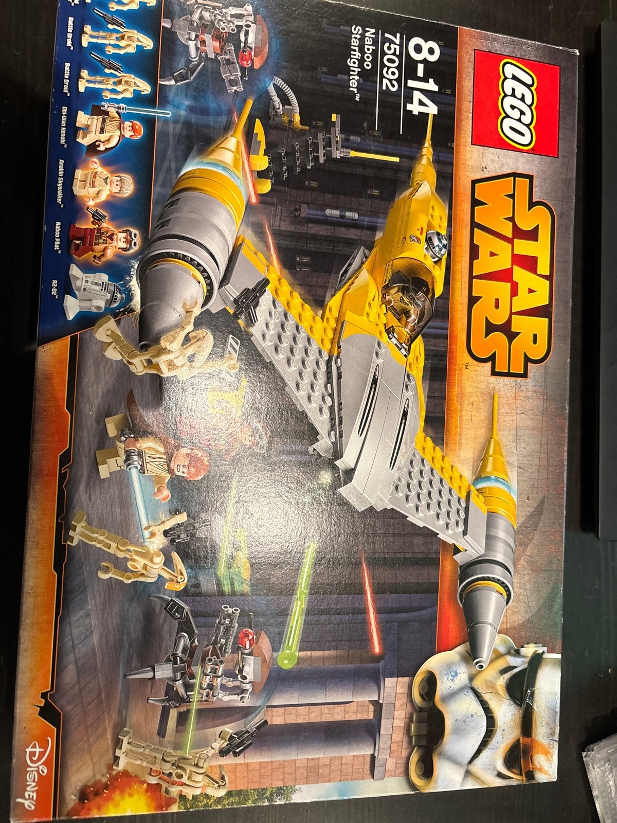 LEGO Star Wars 75092 Naboo Starfighter, Ophalen of Verzenden, Zo goed als nieuw, Overige merken