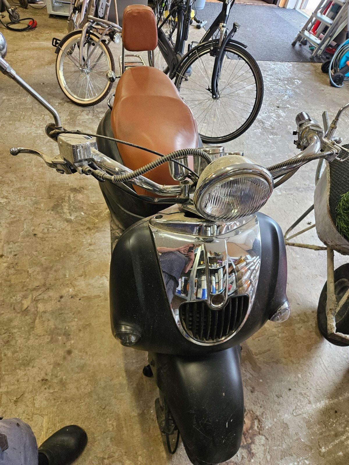 Retro scooter - opknapper of voor onderdelen, Ophalen, Gebruikt, Benzine, Overige merken