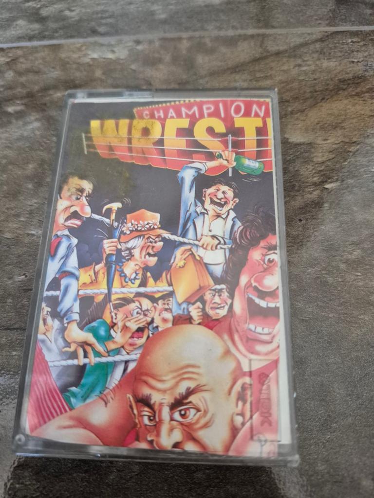 Commodore 64 C64 Cassette Game: Championship Wrestling, Gebruikt, Vechten, 1 speler, Ophalen of Verzenden