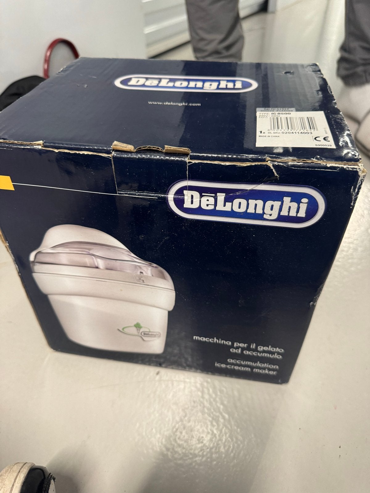 DeLonghi IJsmachine - Nieuw in doos, Ophalen, Nieuw