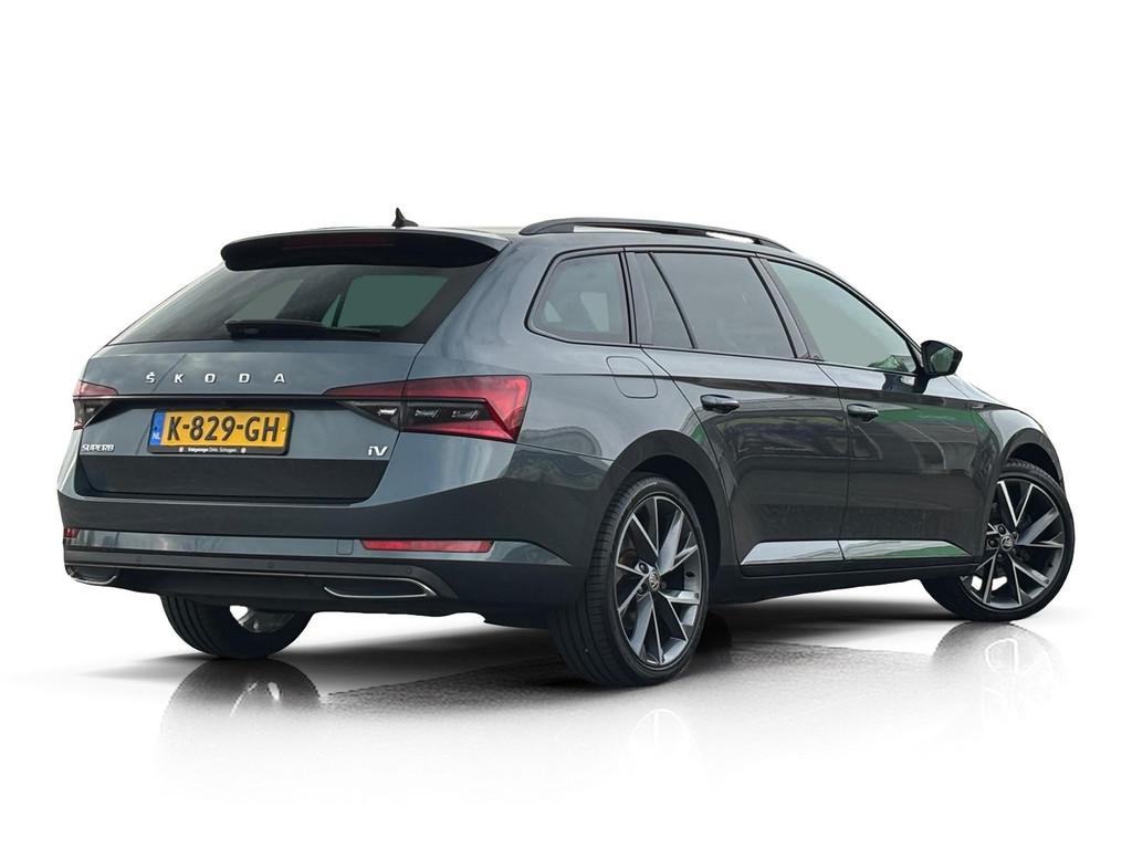 Skoda Superb Combi 1.4 TSI iV Sportline ✅ Pano ✅ Matrix, Gebruikt, 4 cilinders, Alcantara, Hybride Elektrisch/Benzine