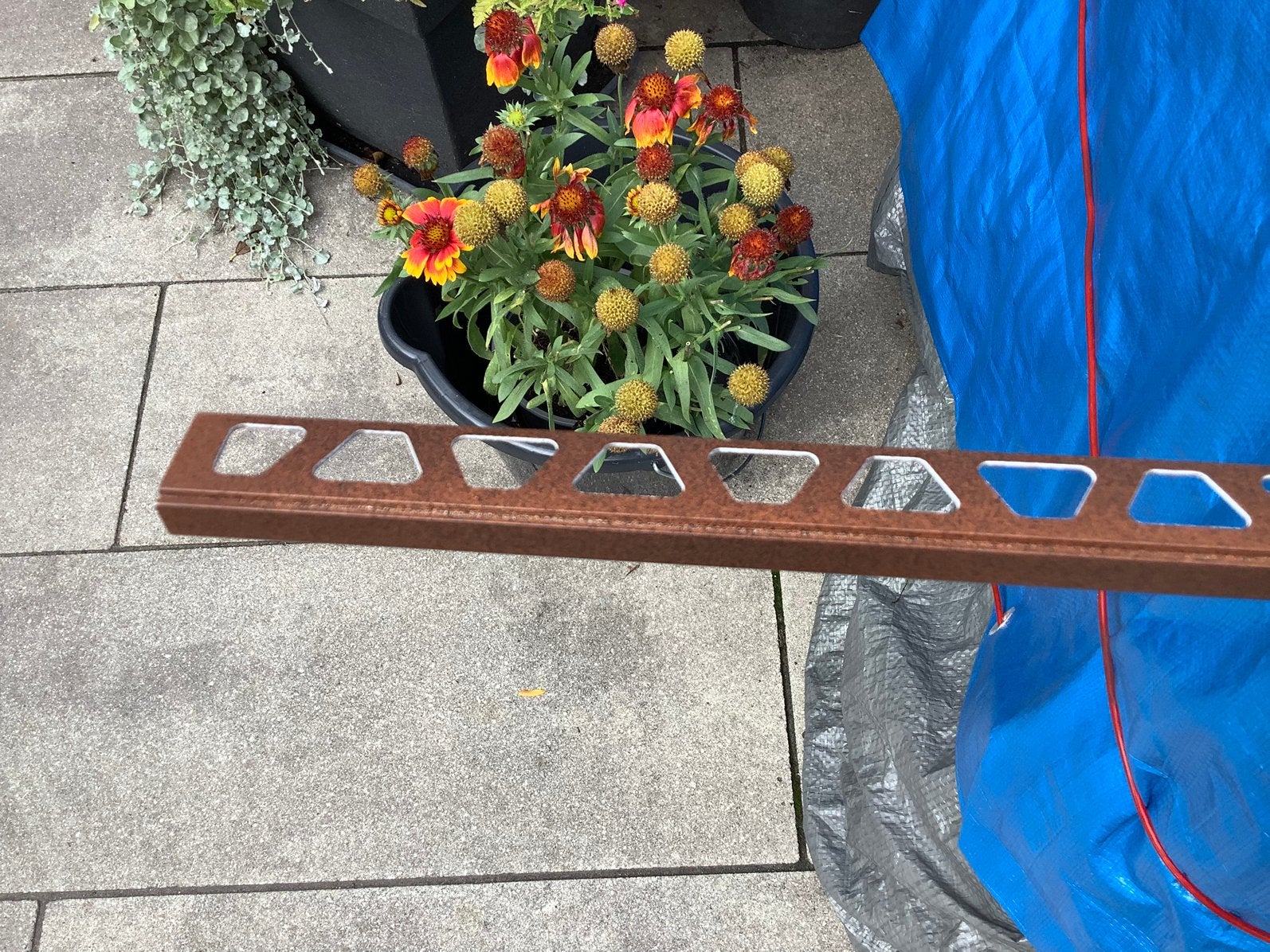 Schlüter tegelprofiel kleur roestbruin.  2 meter., Ophalen, Nieuw, Minder dan 20 cm, 10 m² of meer