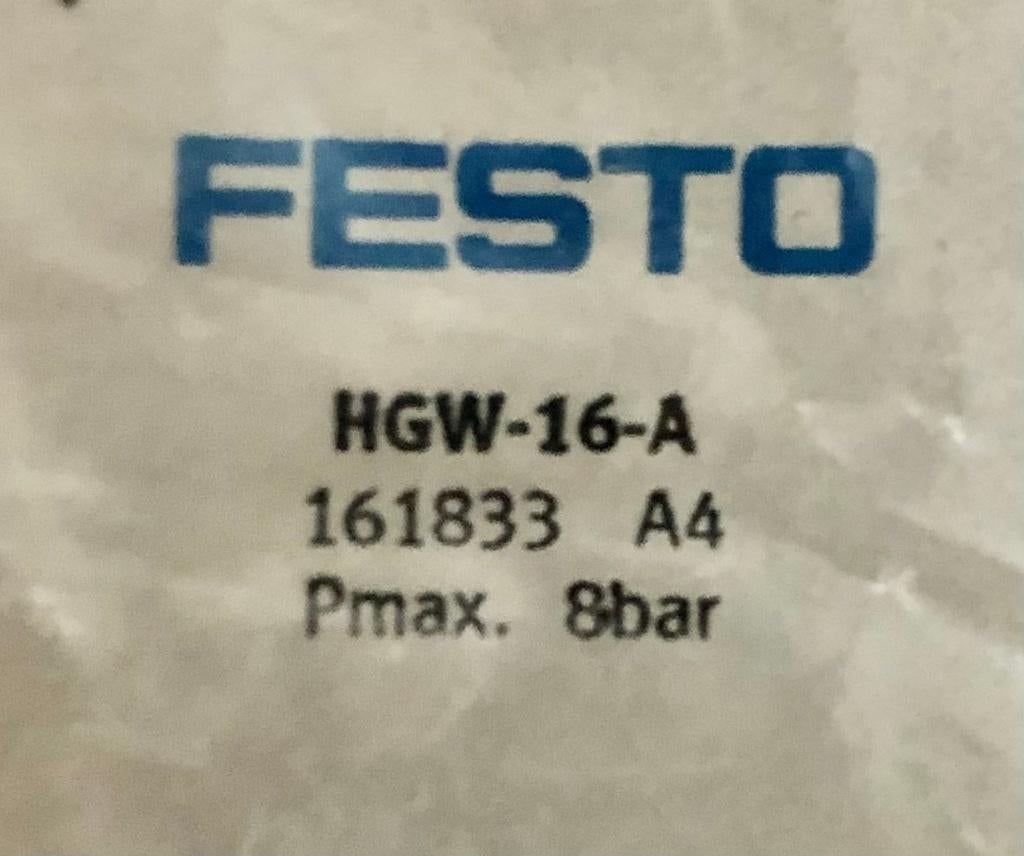 FESTO - Gripper - Grijper - HGW-16-A - 161833, Ophalen of Verzenden, Nieuw