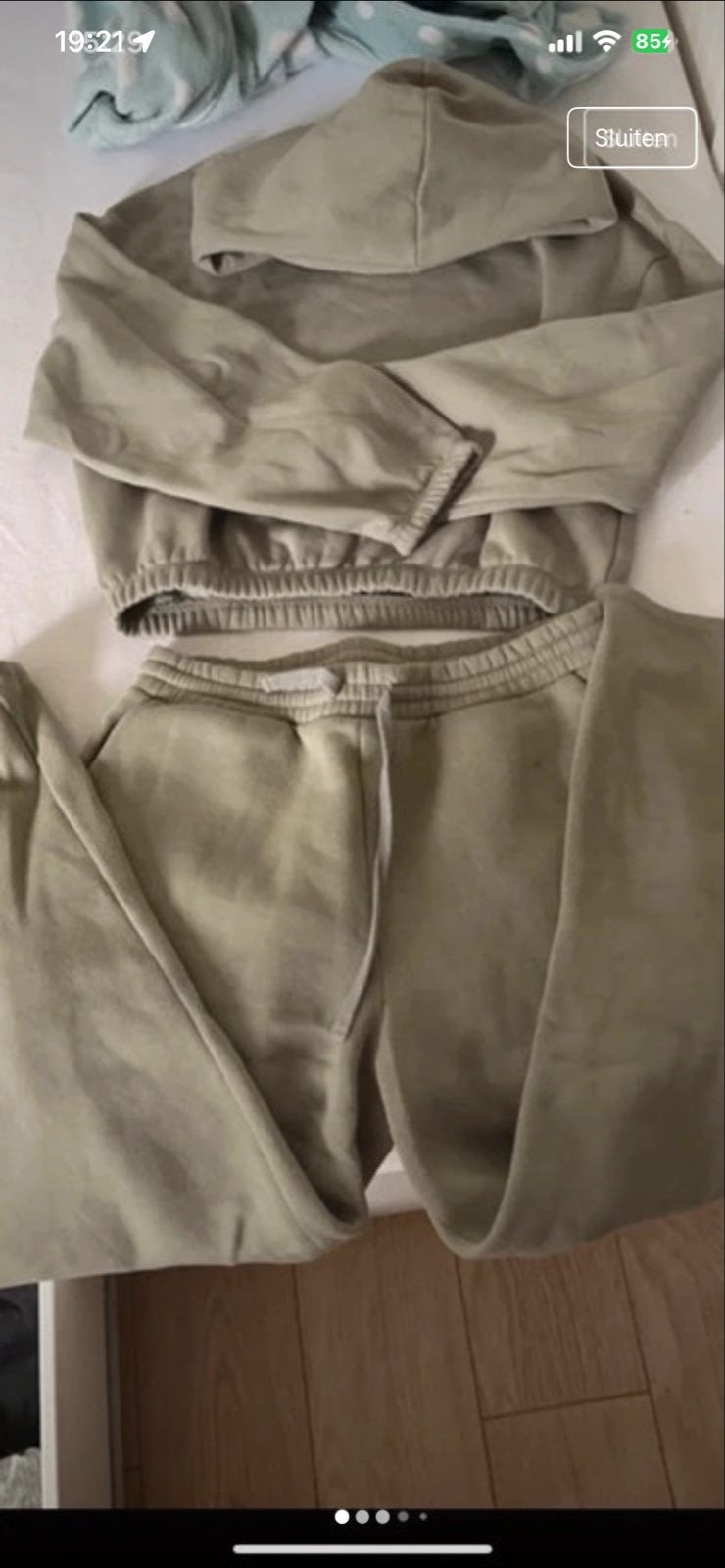 Zara joggingpak broek M trui L, Kleding | Dames, Ophalen of Verzenden, Gedragen, Maat 42/44 (L), Groen