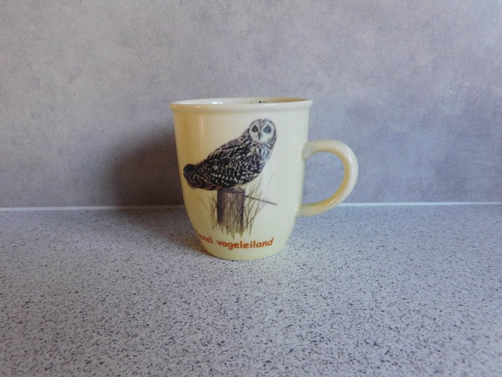 Sense mok Uil Vogeleiland Texel, Ophalen of Verzenden, Zo goed als nieuw, Overige stijlen, Kop(pen) en/of Schotel(s)