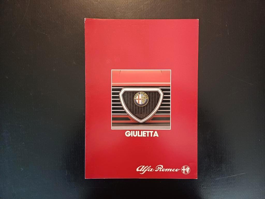ALFA GIULIETTA brochure folder orig. NL Alfa Romeo, Ophalen of Verzenden, Zo goed als nieuw, Alfa Romeo