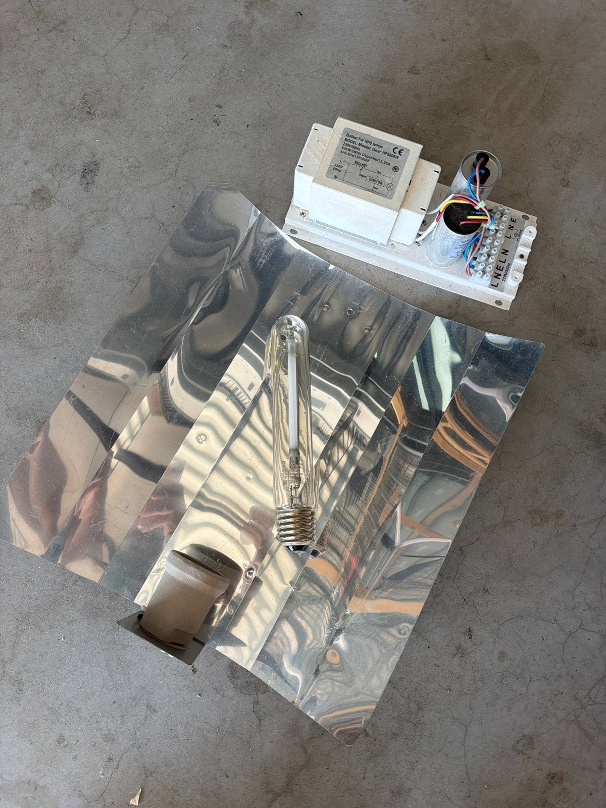 15x Kweeklamp set: ballast, reflector en HPS lamp 600W, Ophalen, Gebruikt