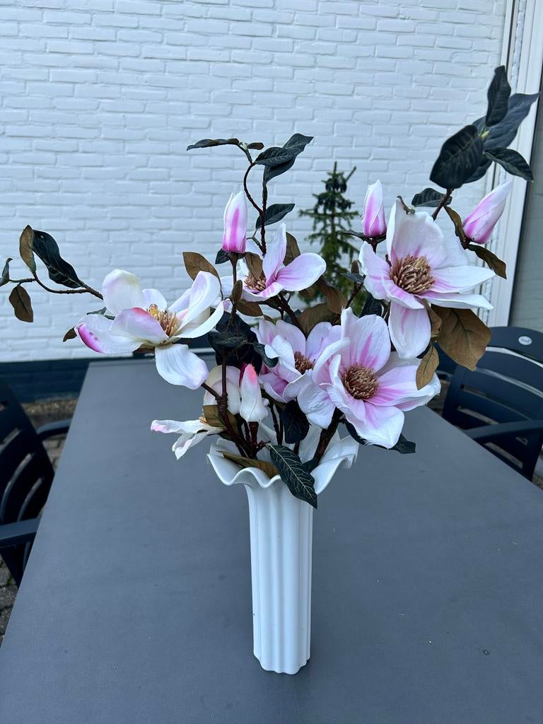 3 Kunst Magnolia Takken - Zo Goed Als Nieuw, Ophalen of Verzenden, Zo goed als nieuw, Binnen