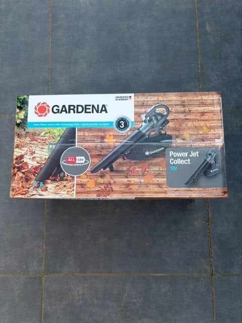 GARDENA Bladblazer Powerjet 18V P4A SET, Ophalen, Nieuw, Gardena, Accu