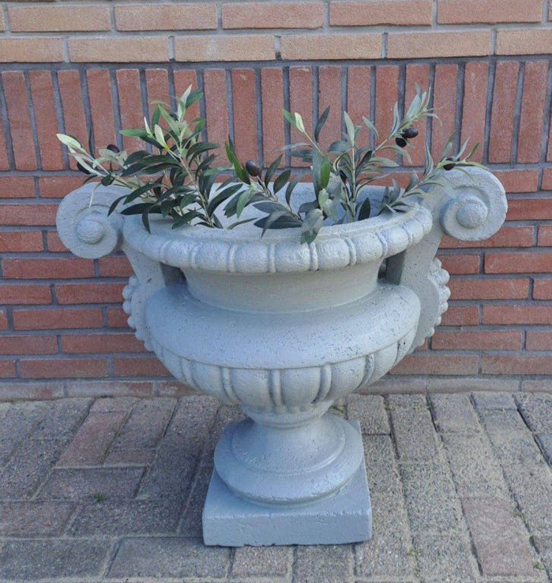 Mooie brocante tuinvaas - bloembak, Tuin en Terras, Tuinvazen, Ophalen, Zo goed als nieuw