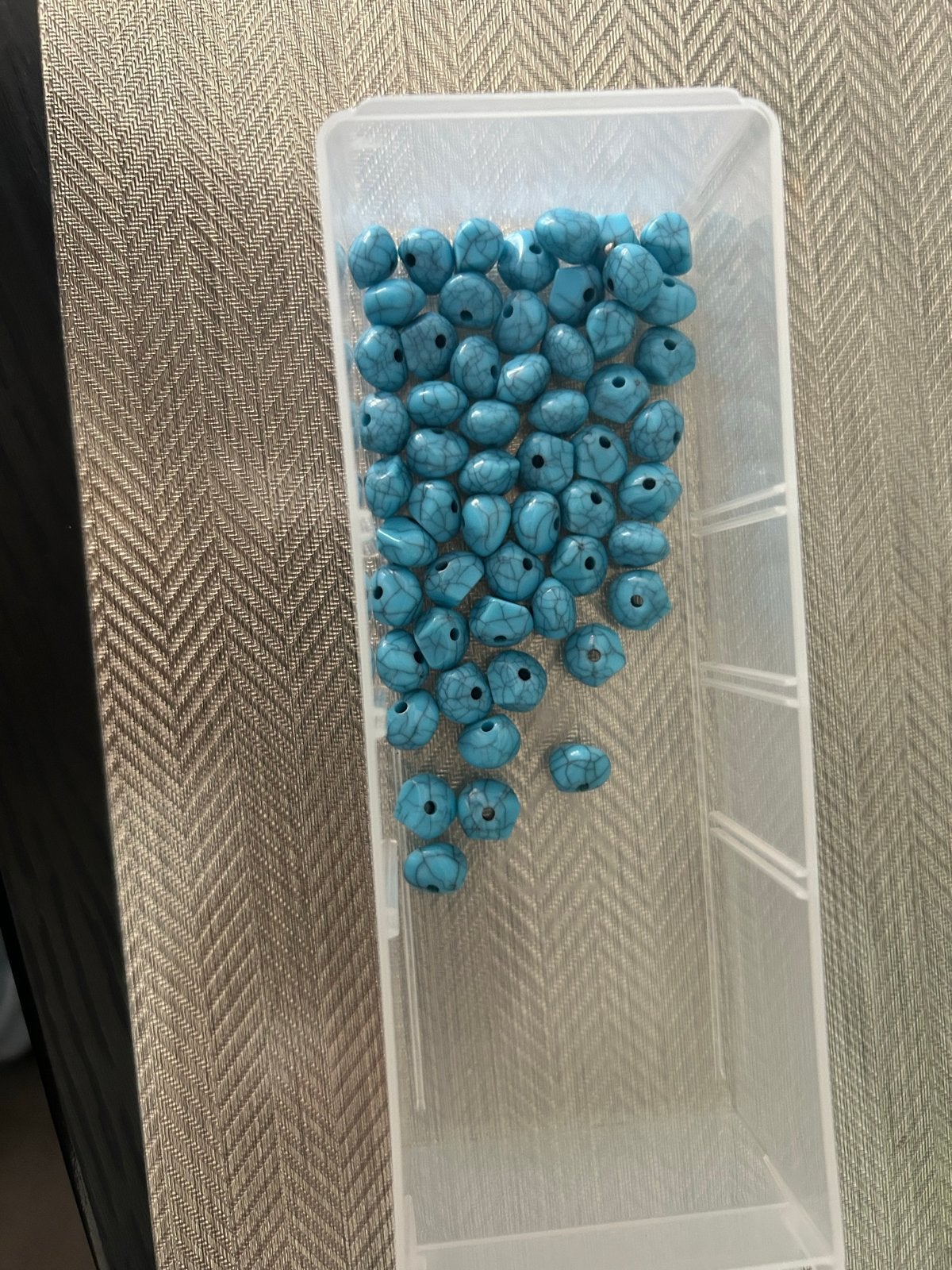 Turquoise kralen voor sieraden maken, Hobby en Vrije tijd, Ophalen of Verzenden, Zo goed als nieuw, Kraal