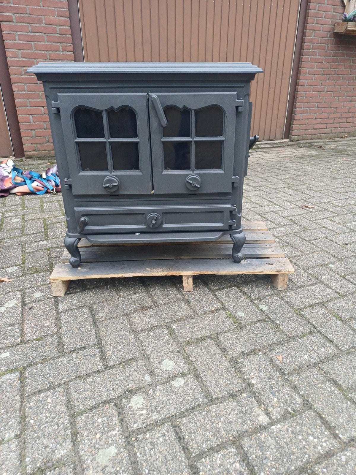 laxevaags Beaulieu houtkachel 12 kw als nieuw, Ophalen, Zo goed als nieuw, Hout, Houtkachel