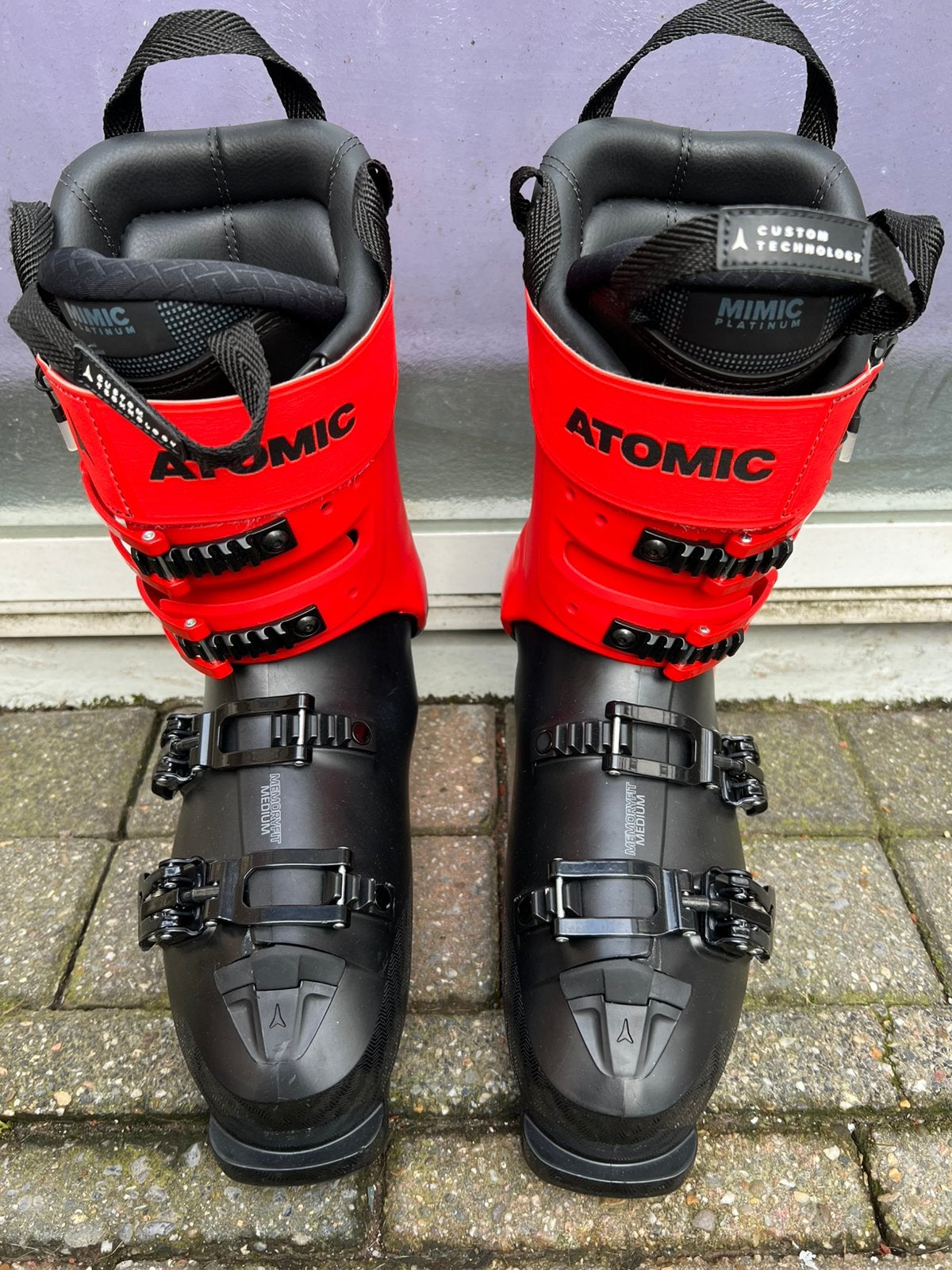 Koopje ! Atomic skischoenen. Mt 42 (27/27,5). 1x gedragen !, Sport en Fitness, Skiën en Langlaufen, Schoenen, Ophalen of Verzenden