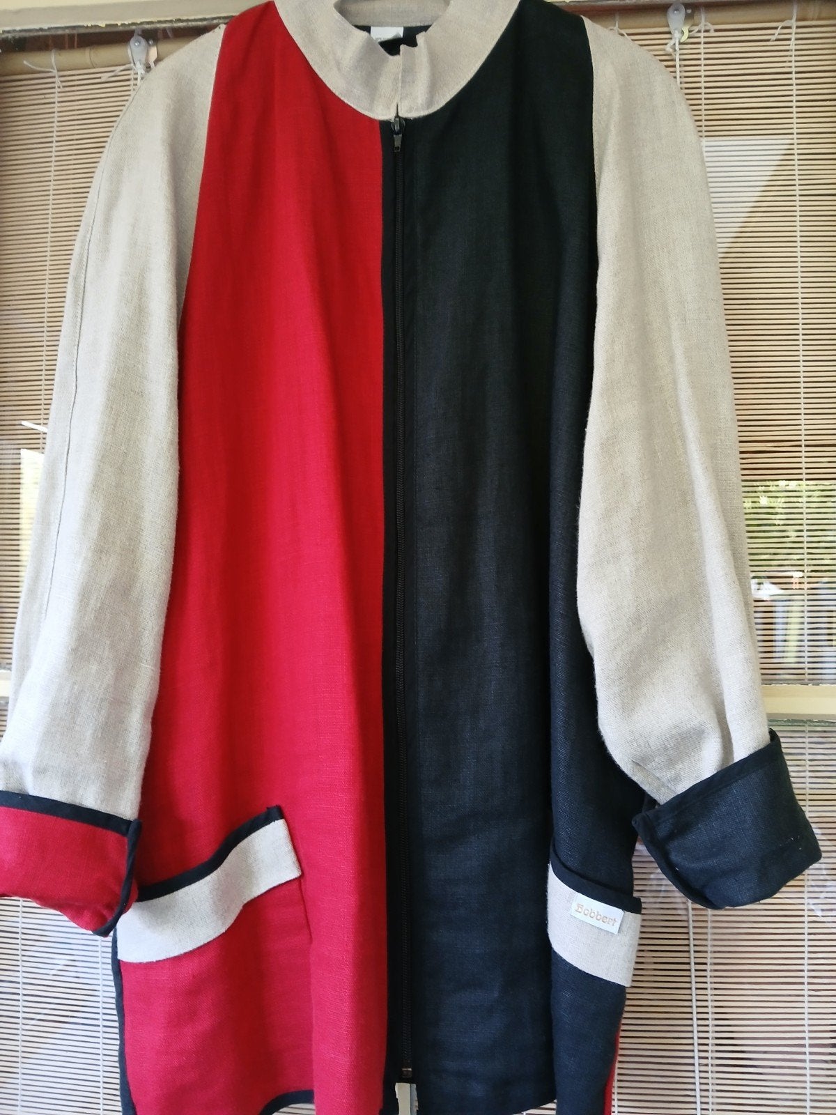 Bobbert design jasje 100% linnen maat 48/50, Kleding | Dames, Overige kleuren, Verzenden, Maat 46/48 (XL) of groter, Bobbert