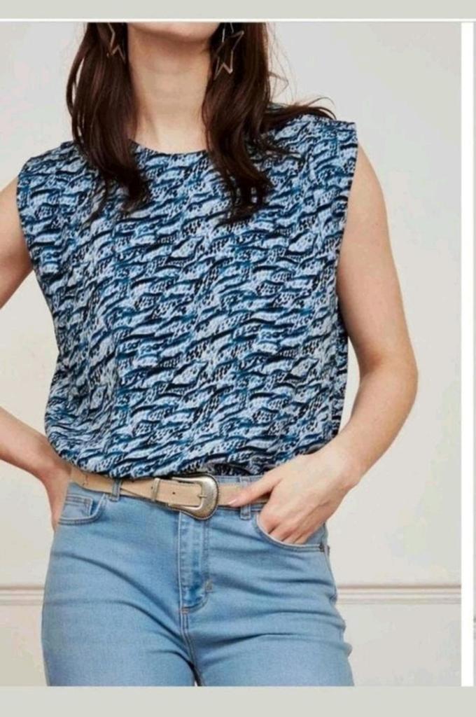 Fabienne Chapot Tera top maat 38 *nieuw *, Maat 38/40 (M), Blauw, Nieuw, Ophalen of Verzenden