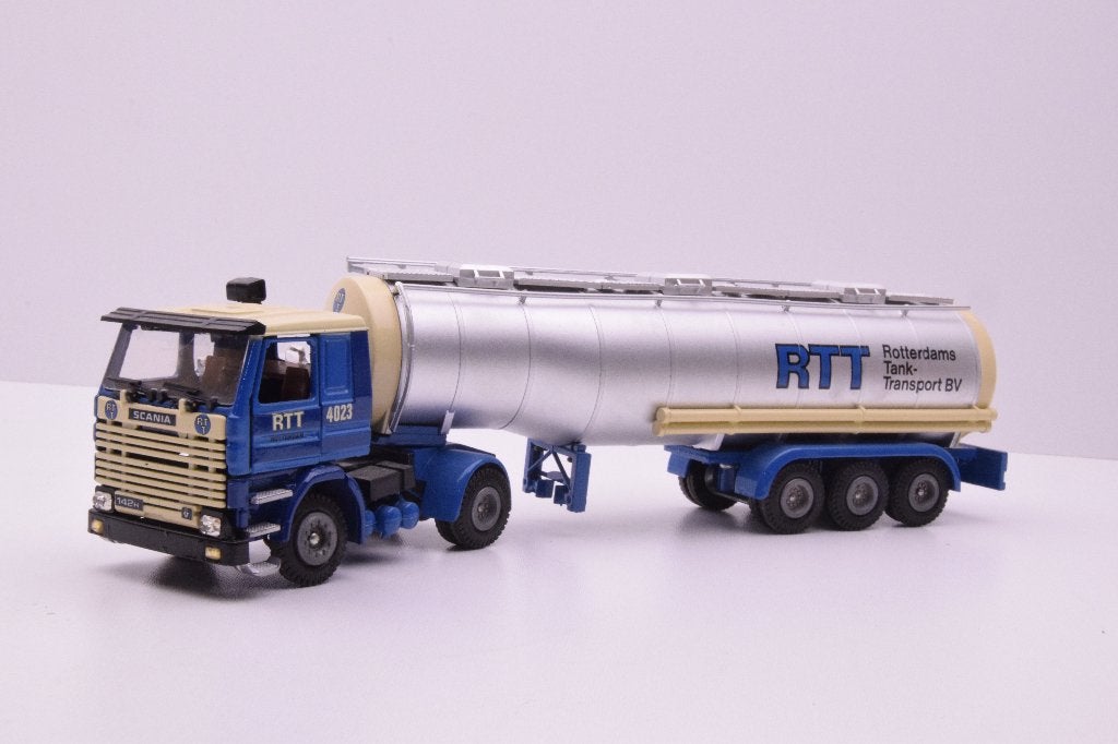 Scania 142-V8  '' RTT Rotterdam ''  Tekno, Ophalen of Verzenden, Zo goed als nieuw, Bus of Vrachtwagen, Tekno