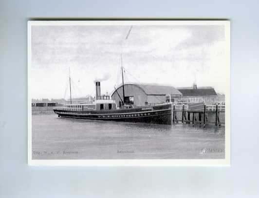 scheepvaart-foto-LEMMER-veerboot bolsward, Ophalen of Verzenden, 1940 tot 1960, Zuid-Holland