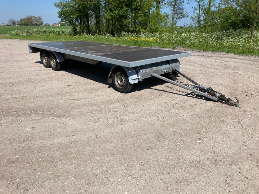 Schamelwagen aanhanger 3500 kg, Ophalen, Zo goed als nieuw