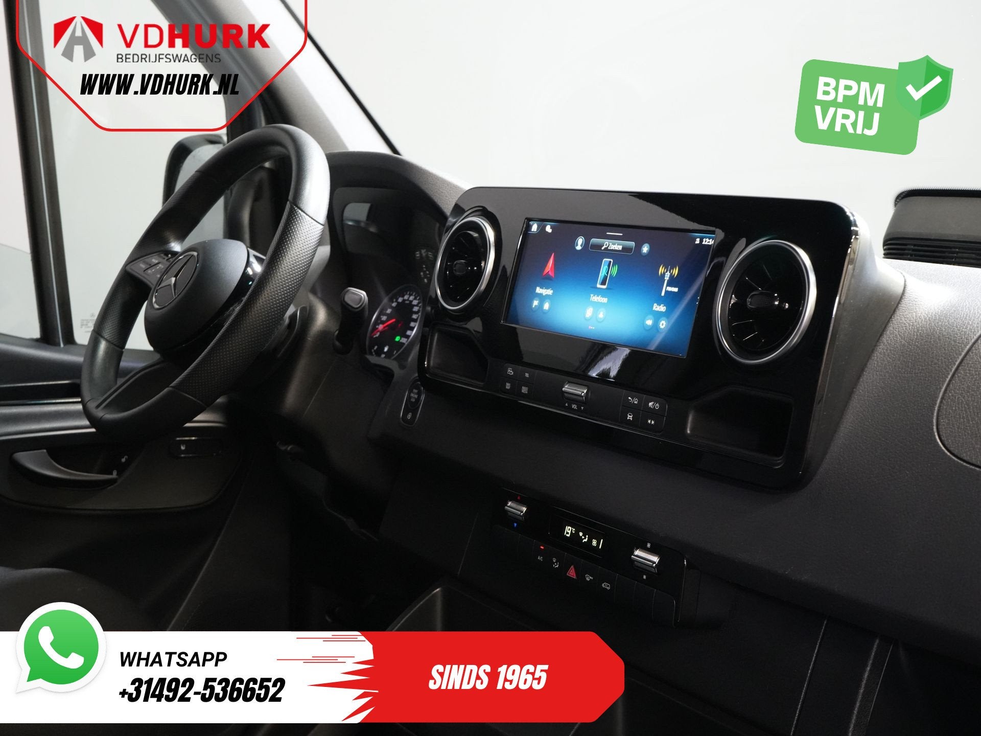Mercedes-Benz Sprinter 317 CDI Aut. L2H2 LED/ Gev.Stoel/ Nav, Automaat, 4 cilinders, 2000 kg, Bedrijf