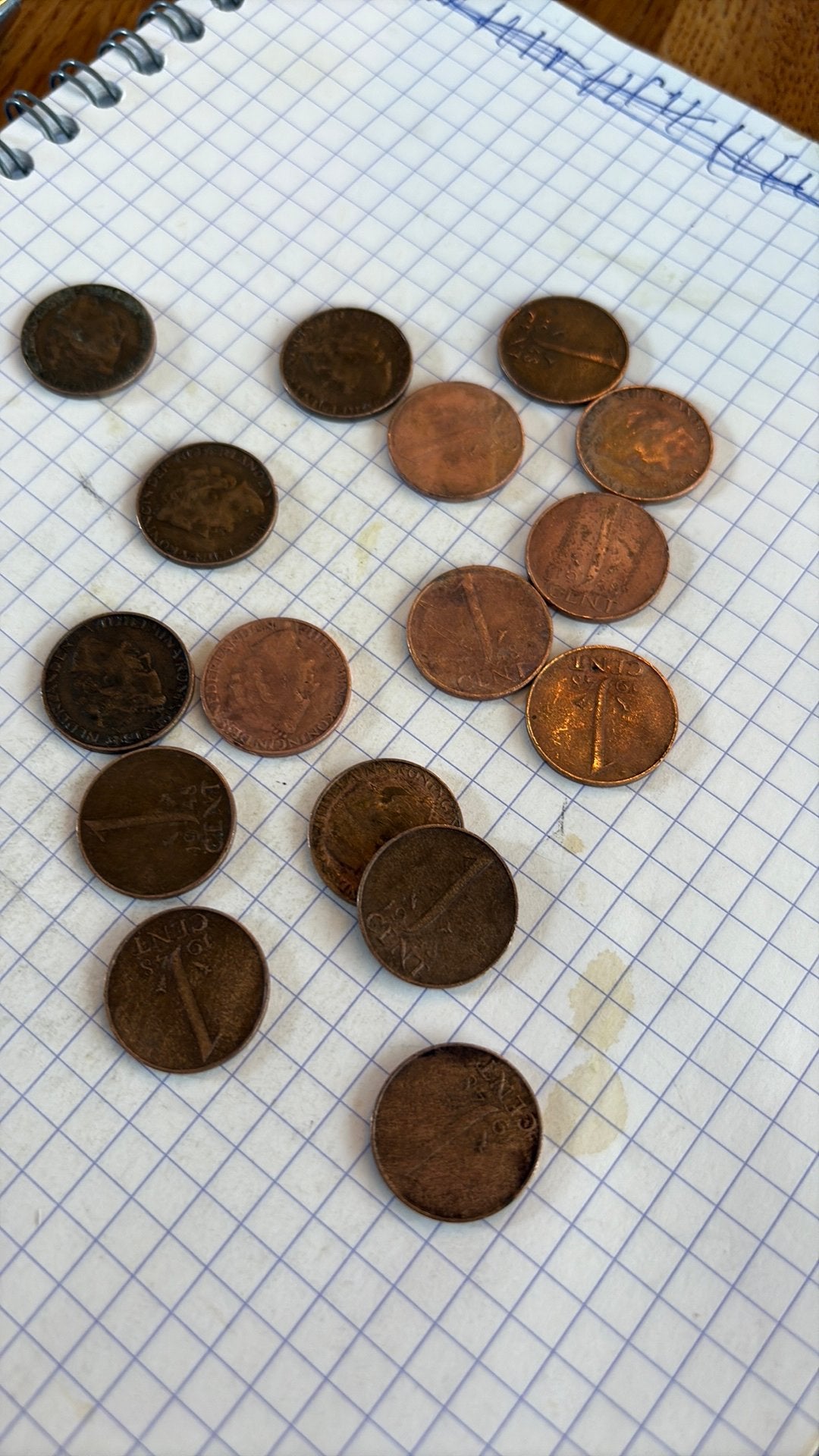 25 Wilhelmina 1 cent munten uit 1948, Postzegels en Munten, Ophalen of Verzenden, Koningin Wilhelmina, 1 cent, Setje