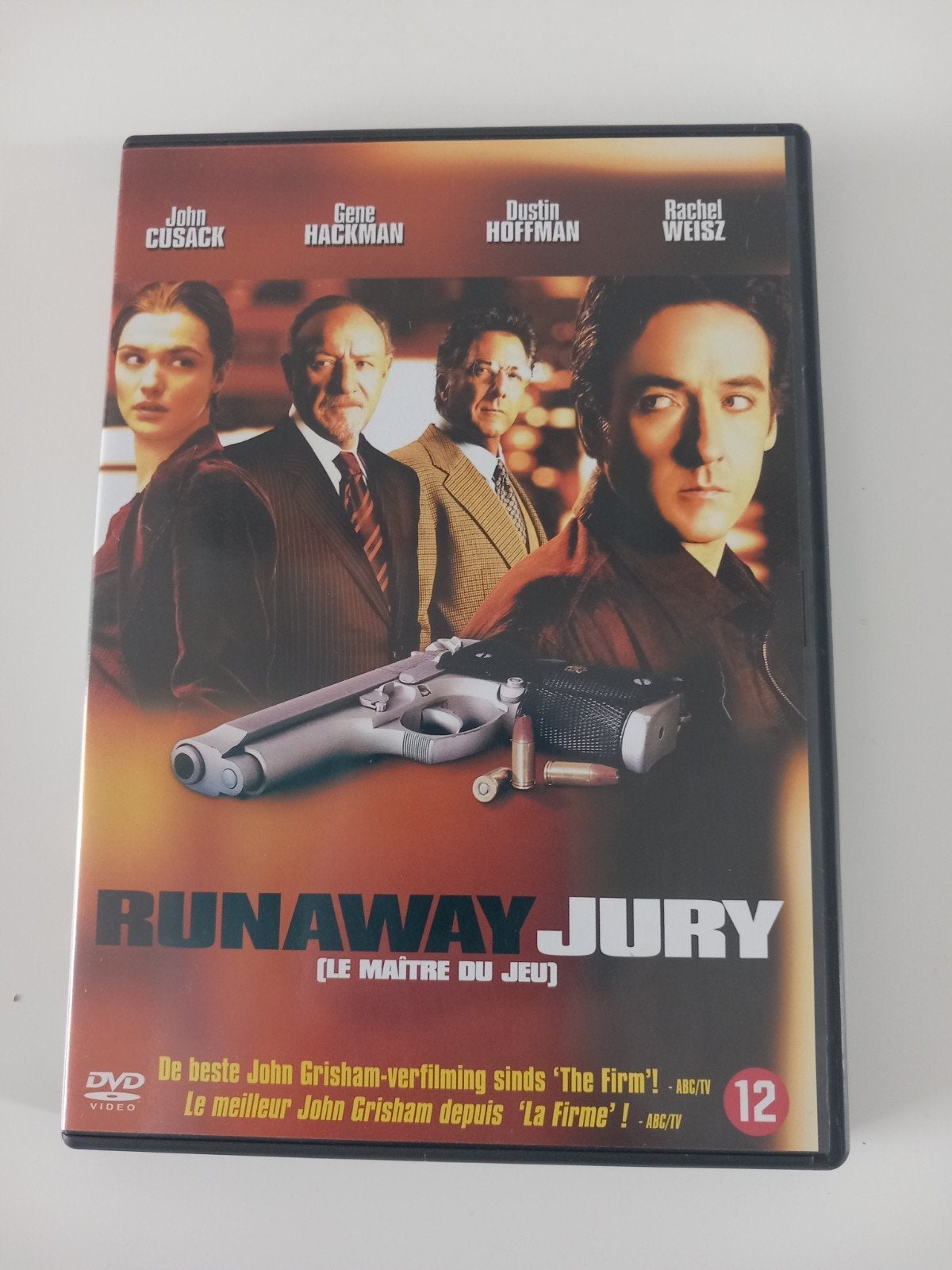 Runaway Jury (Le Maître du Jeu) DVD - John Grisham, Vanaf 12 jaar, Ophalen of Verzenden, Zo goed als nieuw, Actiethriller