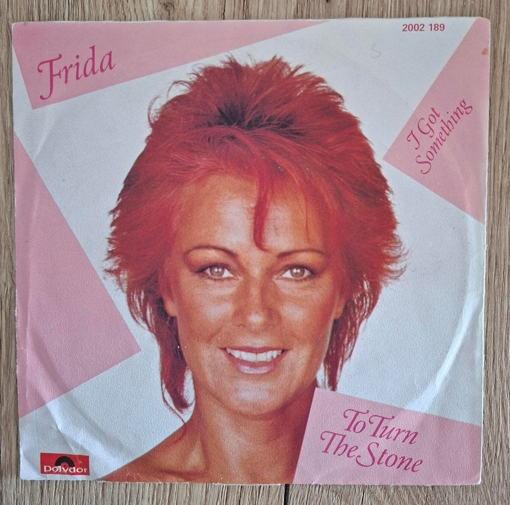 ABBA Frida single To Turn The Stone, Cd's en Dvd's, Ophalen of Verzenden, Gebruikt, 7 inch, Pop
