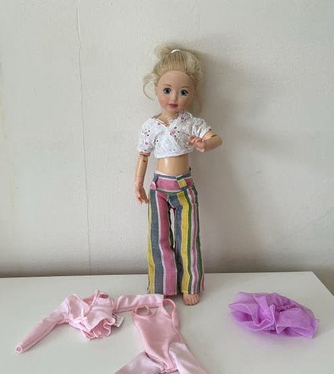 Jolina Ballerina Pop met Extra Kleding, Ophalen of Verzenden, Gebruikt, Pop