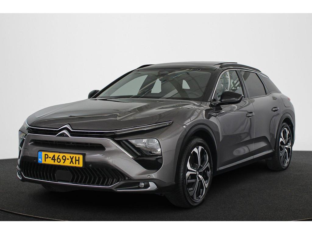 Citroën C5 X 1.6 Plug-in Hybrid 225 Shine / Pano / Leder /, Auto's, Citroën, Automaat, Gebruikt, Lichtsensor, 4 cilinders