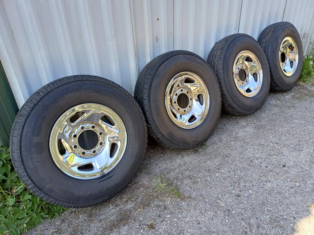 8 gaats usa velgen 16inch 8x165,1 8x6,5 dodge ford chevrolet, Auto-onderdelen, Banden en Velgen, Ophalen, Gebruikt, Velg(en), 16 inch