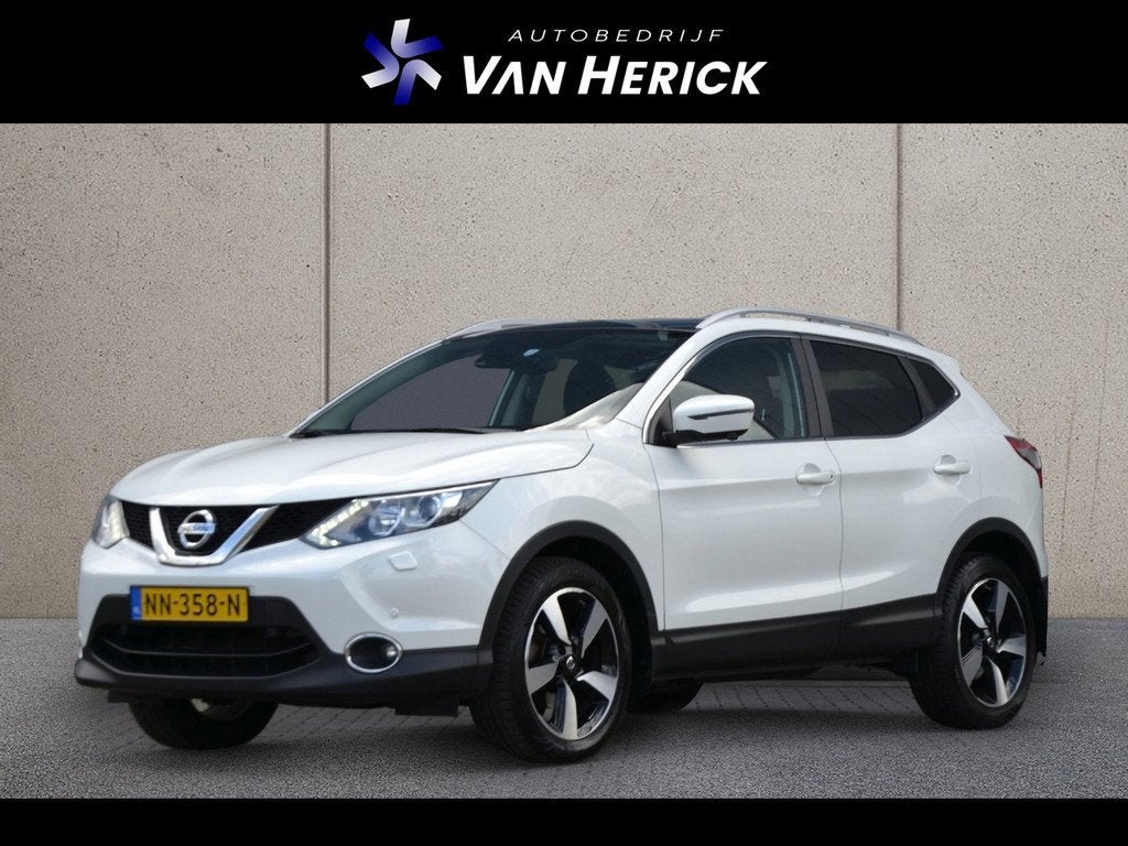 Nissan Qashqai 1.2 N-Vision | Panoramadak | Stoelverwarming, Voorwielaandrijving, Stof, Gebruikt, 4 cilinders