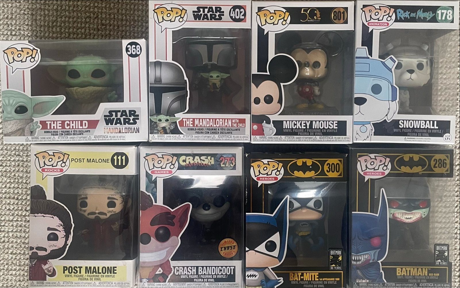 Grote collectie Funko Pop! figuren - Diverse karakters, Ophalen of Verzenden, Zo goed als nieuw