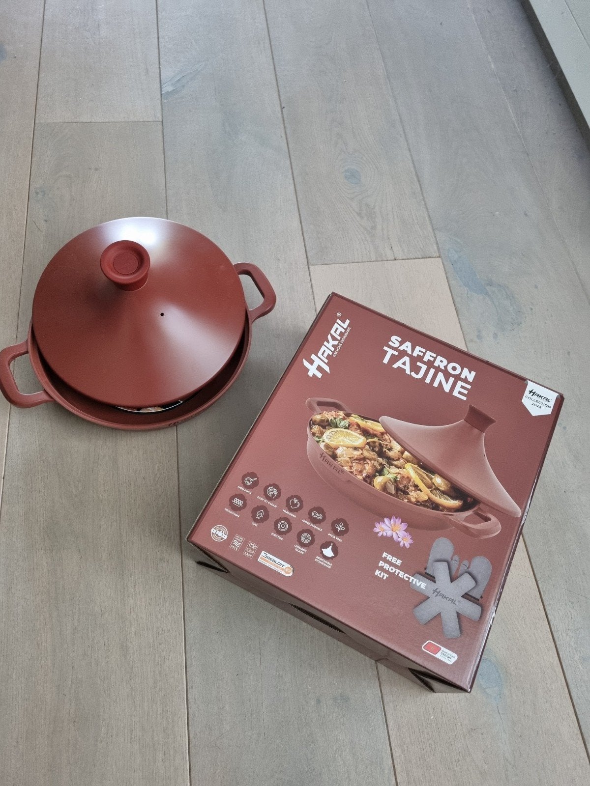 Nieuwe tajine hapjespan Hakal saffron, Ophalen, Nieuw, Overige materialen, Koekenpan of Braadpan