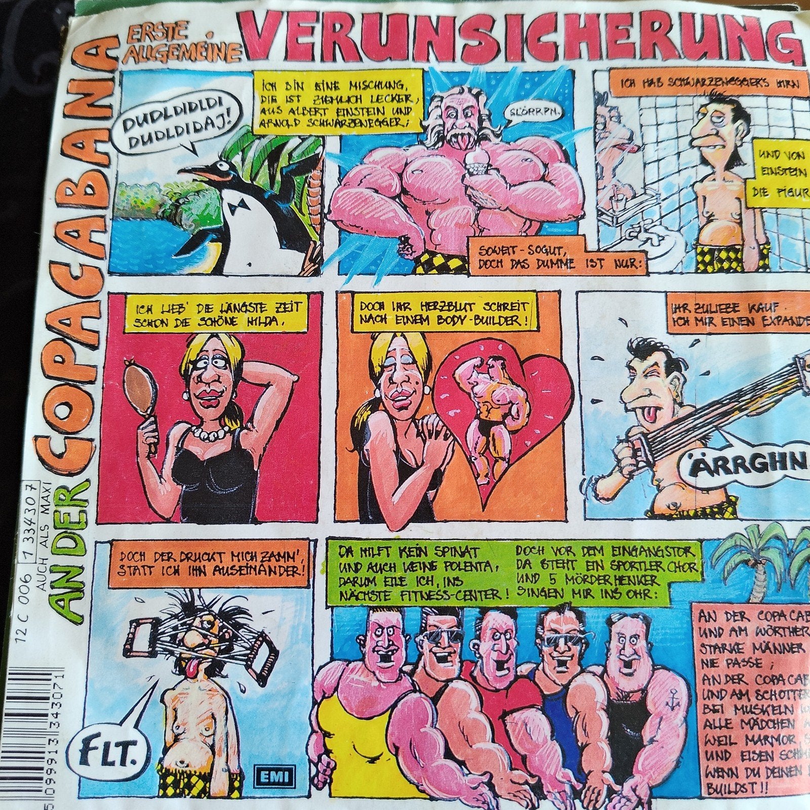 Verunsicherung - An der Copacabana Maxi Single, Cd's en Dvd's, Vinyl Singles, Ophalen of Verzenden, Gebruikt