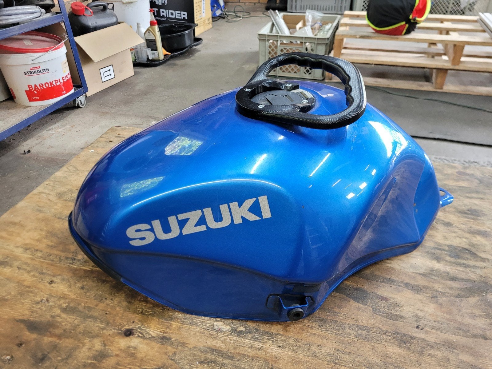 Suzuki GSX600F tank - Blauw, Ophalen of Verzenden, Gebruikt