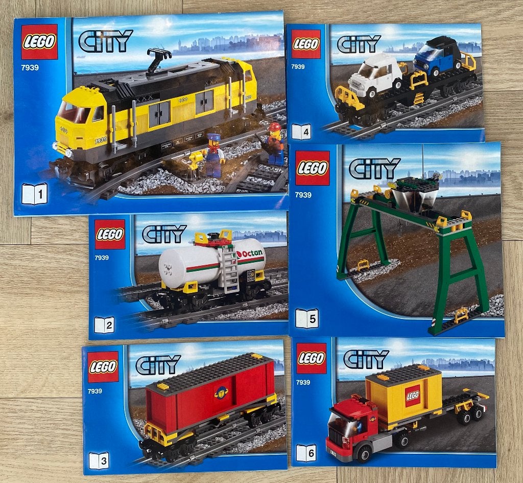 LEGO - 7939 - City Cargo Train, Compleet, Lego, Ophalen of Verzenden, Complete set