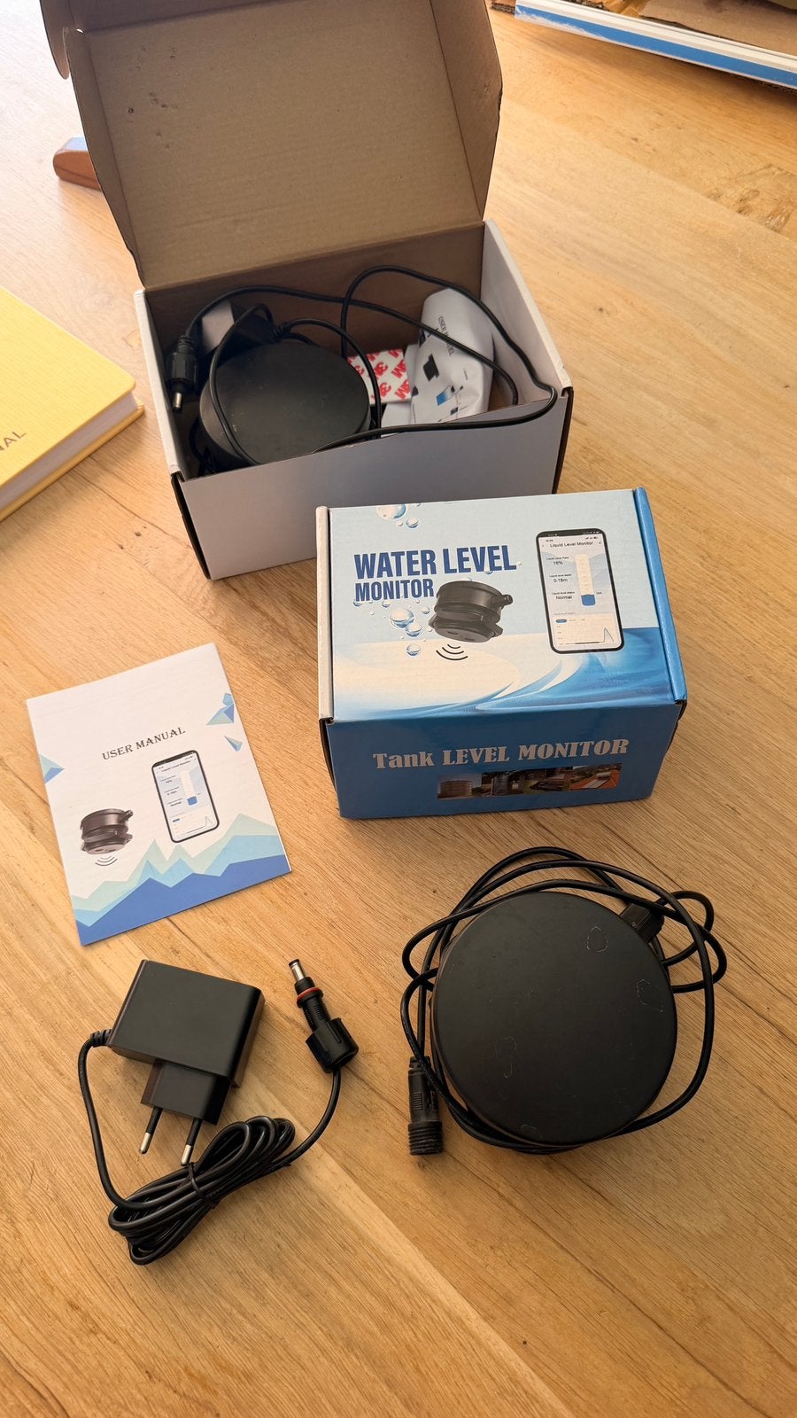 2x Smart WiFi waterniveau meter Tuya – IBC watertank ZGAN, Doe-het-zelf en Verbouw, Ophalen of Verzenden, Zo goed als nieuw