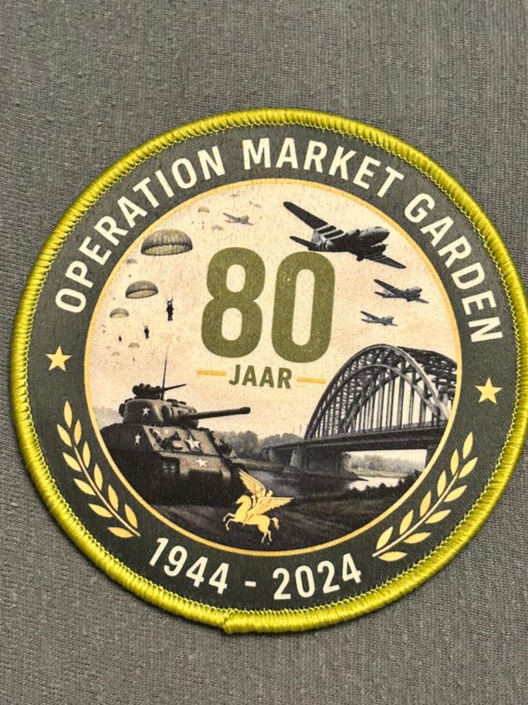 Embleem operation market garden 80 jaar, Verzenden, Landmacht, Nederland, Embleem of Badge