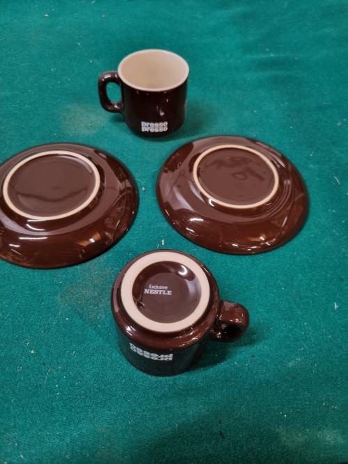 Espresso kopjes nestle vintage ’70, Huis en Inrichting, Keuken | Servies, Ophalen of Verzenden, 'T Olde Gre-j, Info@toldegrej.nl