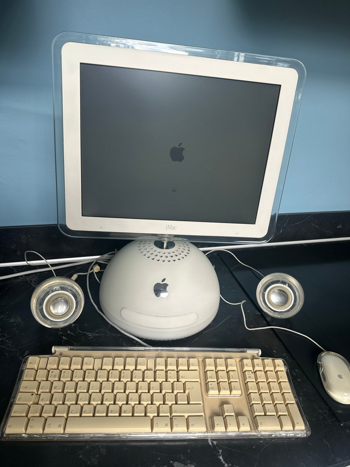 Apple iMac G4 (2002) met originele accessoires, Ophalen, Gebruikt, Minder dan 4 GB, Onbekend