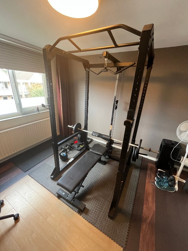 Zeer complete home gym set, Ophalen, Benen, Krachtstation, Zo goed als nieuw