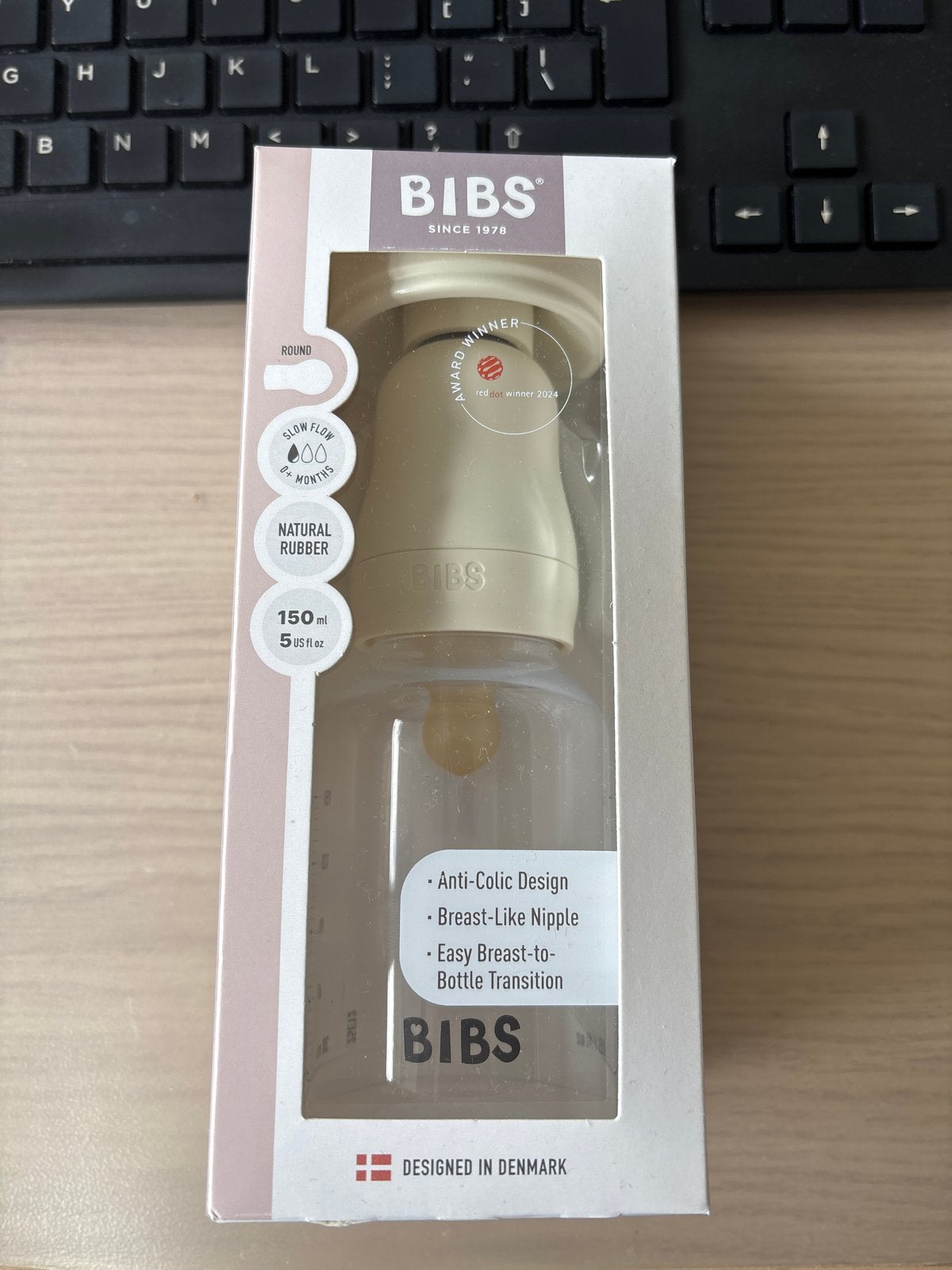 BIBS Babyfles 150ml - Nieuw in verpakking, Ophalen, Nieuw, Babyfles, Overige merken