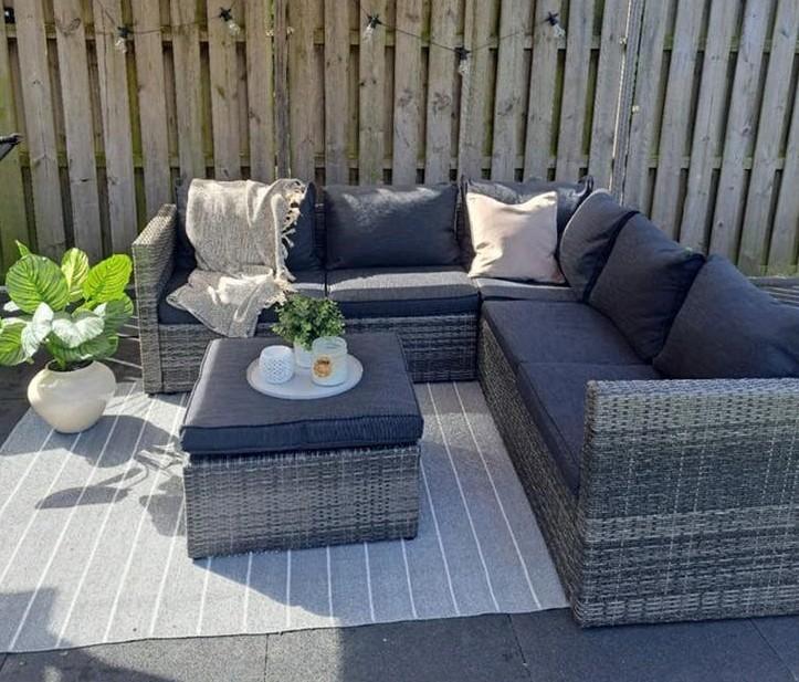 Garden Collections  Tuinlounge wicker tuinset 4 maanden oud, Tuin en Terras, Tuinsets en Loungesets, Ophalen of Verzenden, Zo goed als nieuw