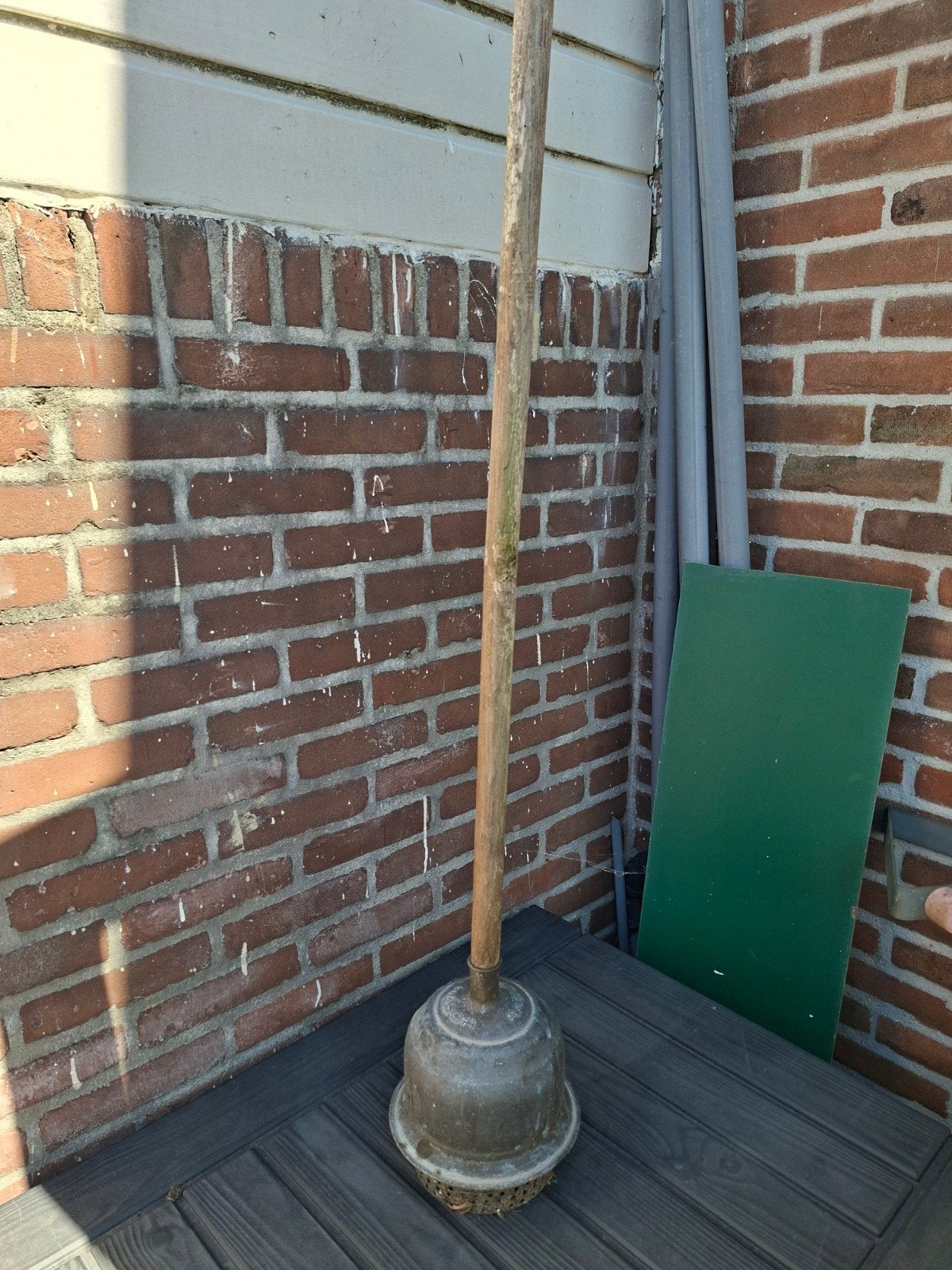 Vintage wasstamper / klok, Ophalen